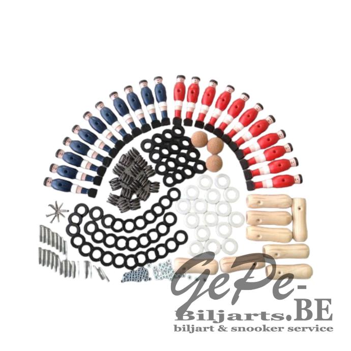 [006250000] Retro Renovatie Set Basis Rollagers Rood - Blauw