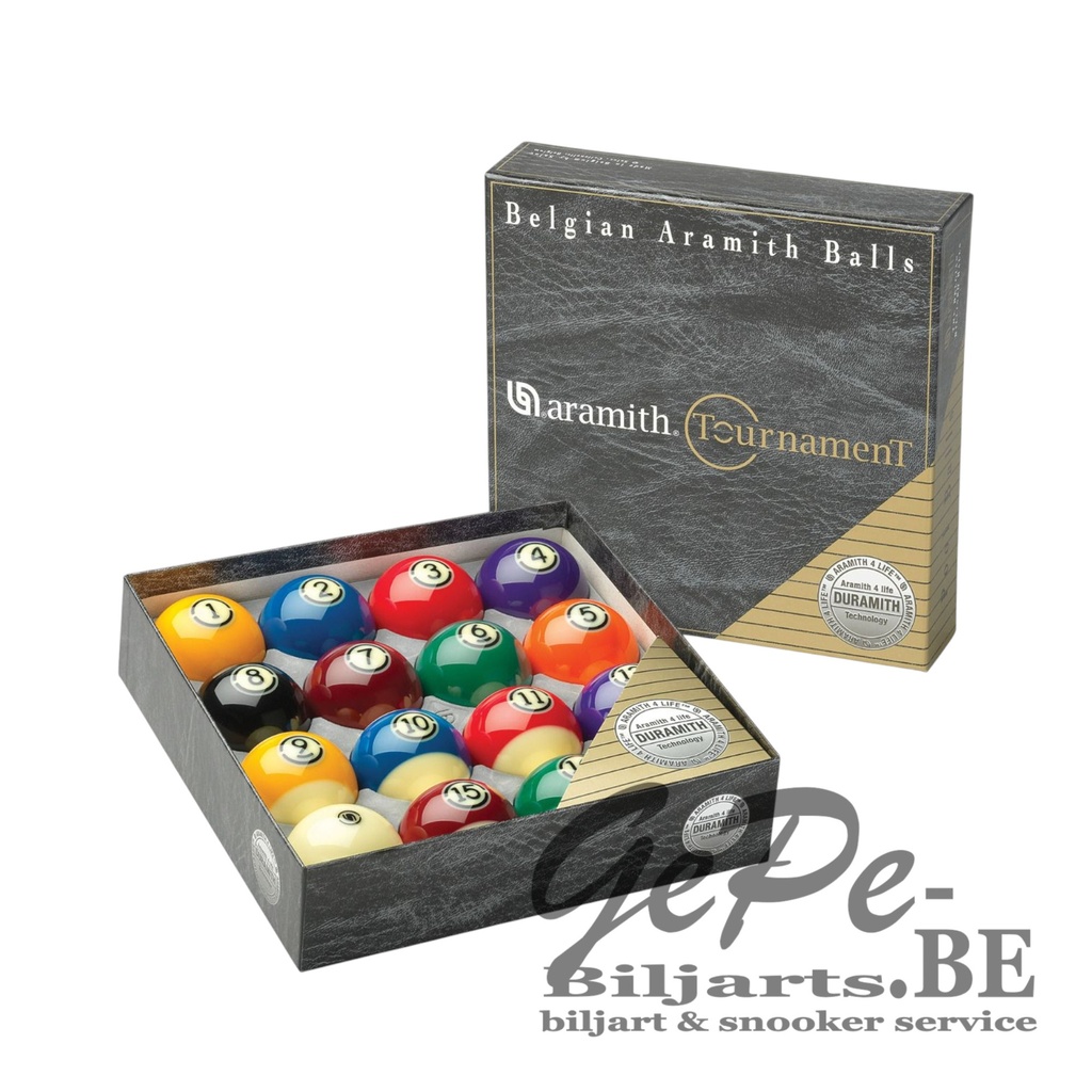  Ensemble de boules de pool 57,2 mm Aramith Tournament Duramith