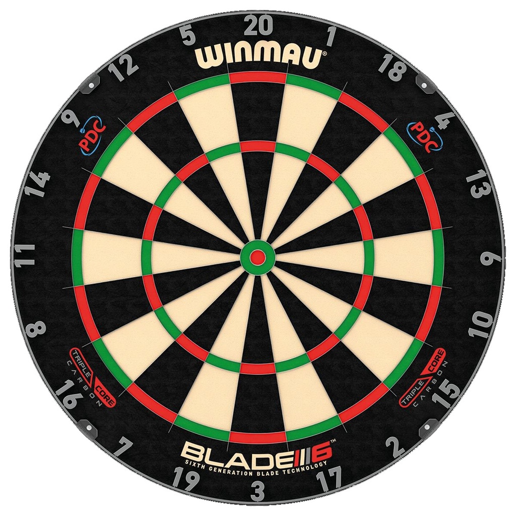 [008170000] Dartbord Winmau Blade 6 Triple Core
