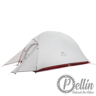 [000570001] Naturehike Cloud Up 1 20D zeer lichte 1 persoons tent (Hellgrau, rot)